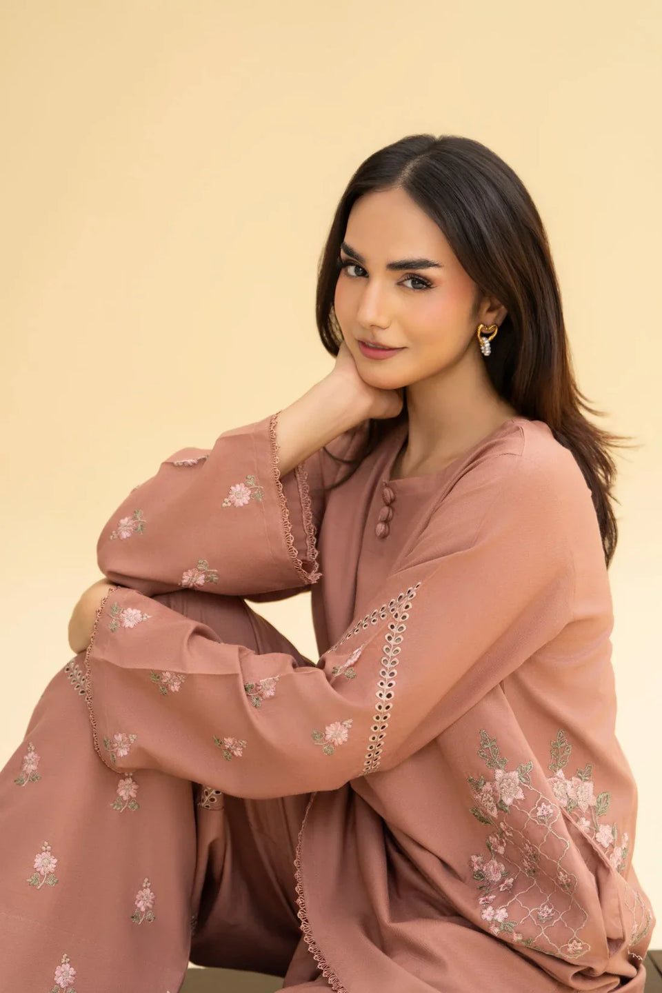 MEHRUNISA 2PC Cotton Dress