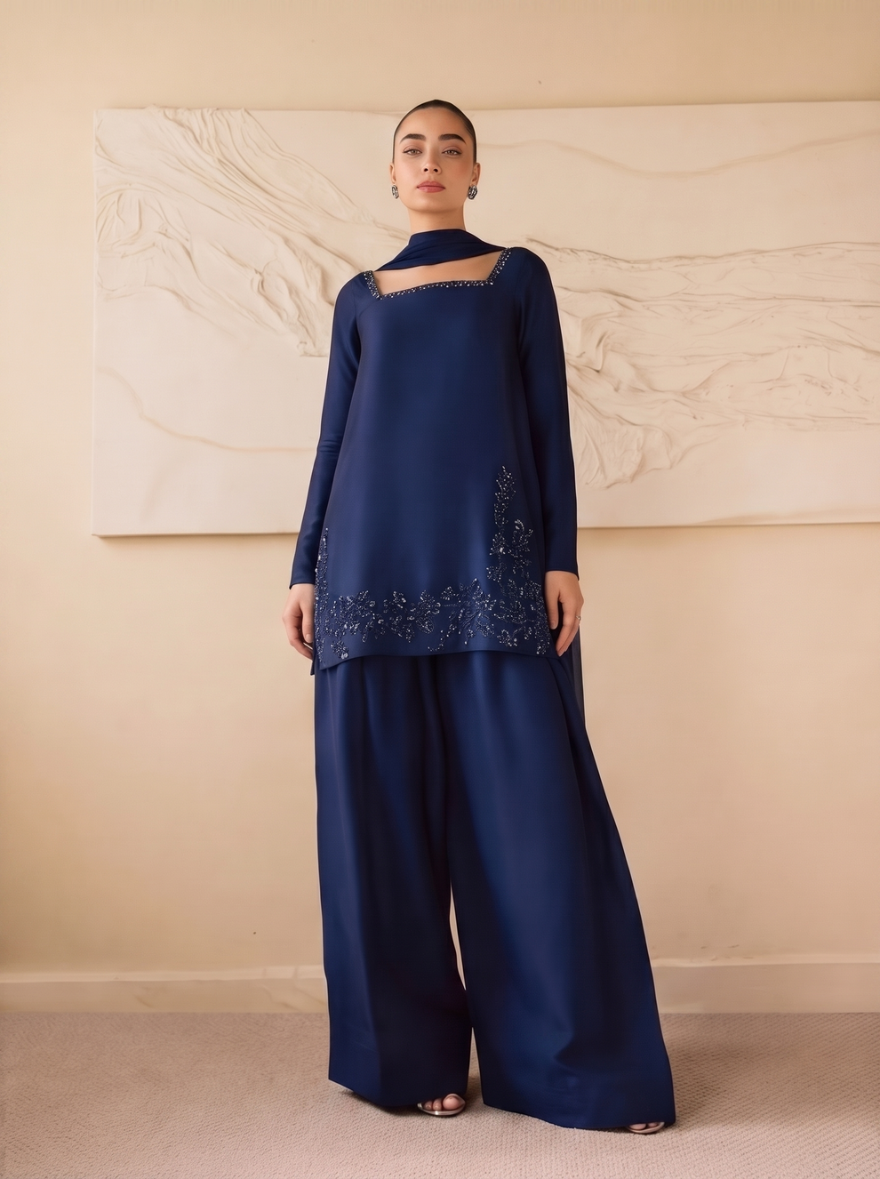Zyra 3PC Shamoos Silk Dress
