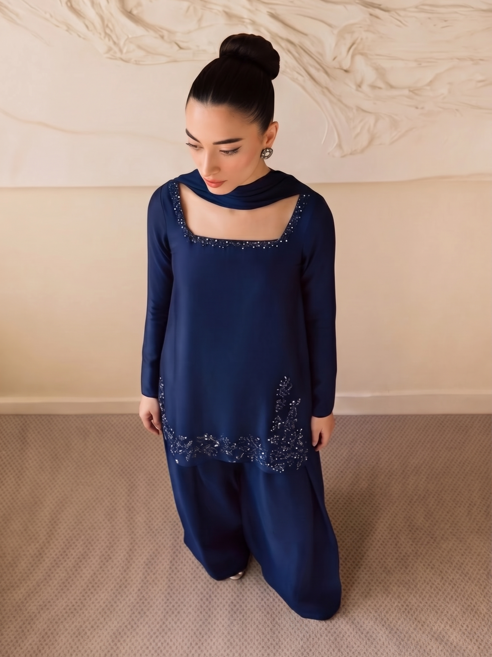 Zyra 3PC Shamoos Silk Dress